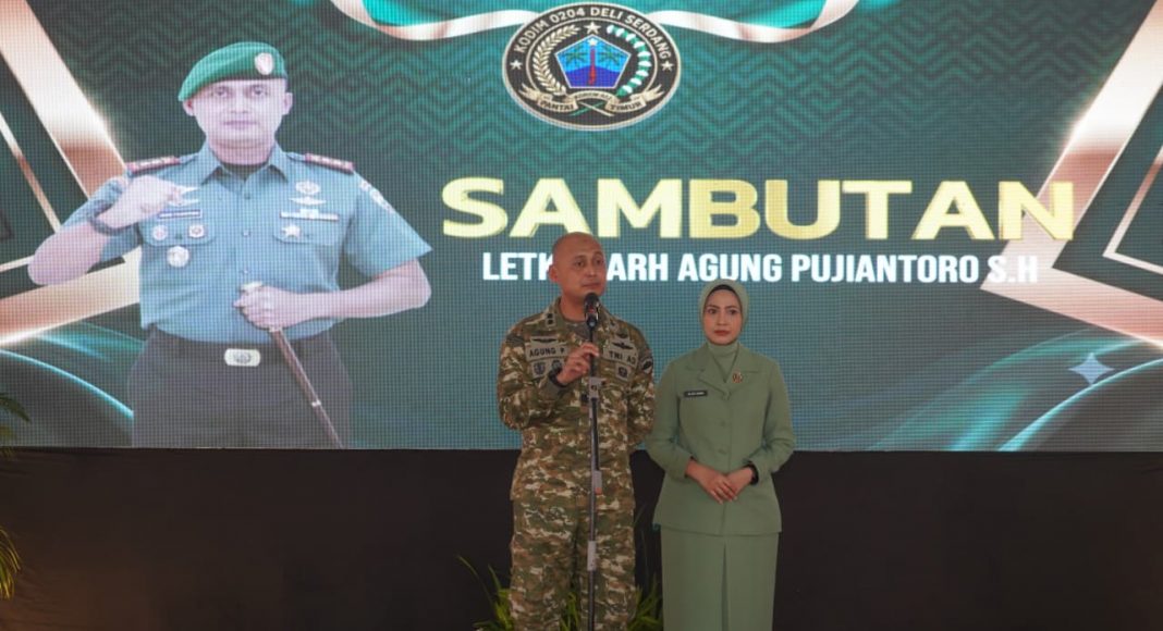 Danrem 022/PT Pimpin Upacara Serah Terima Jabatan Dandim 0204/DS dan Pelepasan Kasipers Korem 022/PT