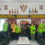 Sambangi Markas Yonif 125/Simbisa, FWTM Disambut Hangat Danyonif Letkol Inf Hari Mughnii Nagara