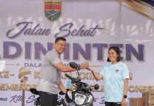 Gerak Jalan Sehat Radin Inten Semarakkan HUT ke – 1 Kodam XXI/RI dan HUT ke – 81 Kemerdekaan RI