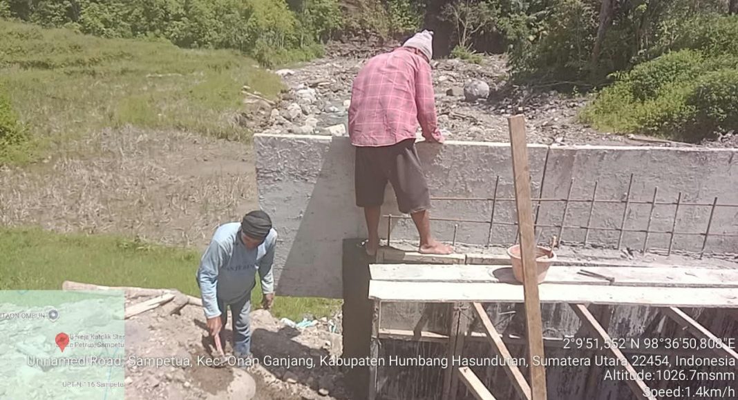 Jembatan Lama Tak Layak, TNI AD Bangun Penghubung Batu Nagodang Siatas – Sampetua Humbang