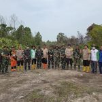 Siswa Seskoad Dikreg LXVIII Garuda Bersama Komponen Masyarakat Laksanakan Penanggulangan dan Penyuluhan Karhutla di Wilayah Kodam XIX/TT