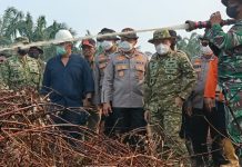 Kodam XIX/Tuanku Tambusai Perkuat Respons Karhutla, Pangdam dan Kapolda Riau Tinjau Seberida