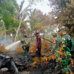 Kodam XIX/Tuanku Tambusai Percepat penanganan Karhutla di Dua Wilayah, Pendinginan Terus Dilakukan