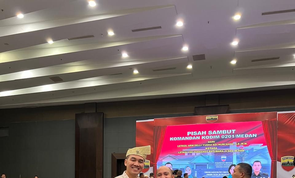 DPW PW FRN Counter Berita TNI – Polri Sumut Hadiri Malam Pisah Sambut Dandim 0201/Medan