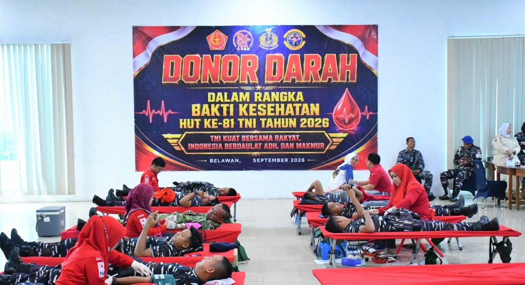 Tak Henti Menebarkan Ketulusan, Setetes Darah, Sejuta Harapan : Semarak HUT TNI ke – 81